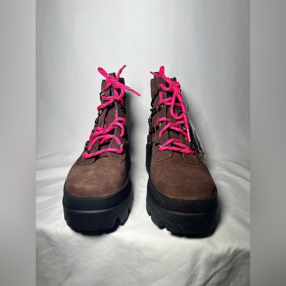 UGG Brisbane Lace Up Pink and Brown | 7 NEW - Picture 14 of 16